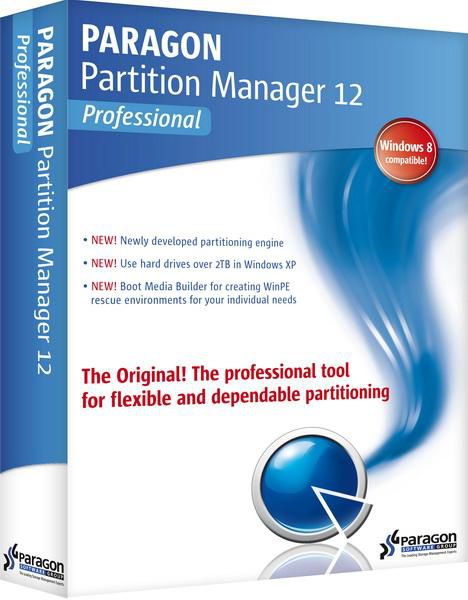 Paragon Partition Manager 12 Professional 10.1.19.16240 + Boot Media Builder