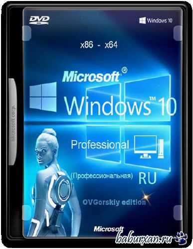 Windows 10 Professional vl x86-x64 1607 RU by OVGorskiy 10.2016 2DVD